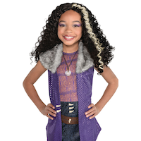 Kids' Zombies 2 Willa Halloween Costume Wig Front_Flat