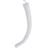 Queue de chat en fourrure, blanc, 22 po, accessoire de costume à porter pour l'Halloween Overhead_Flat