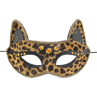 Masque de guépard Front_Flat