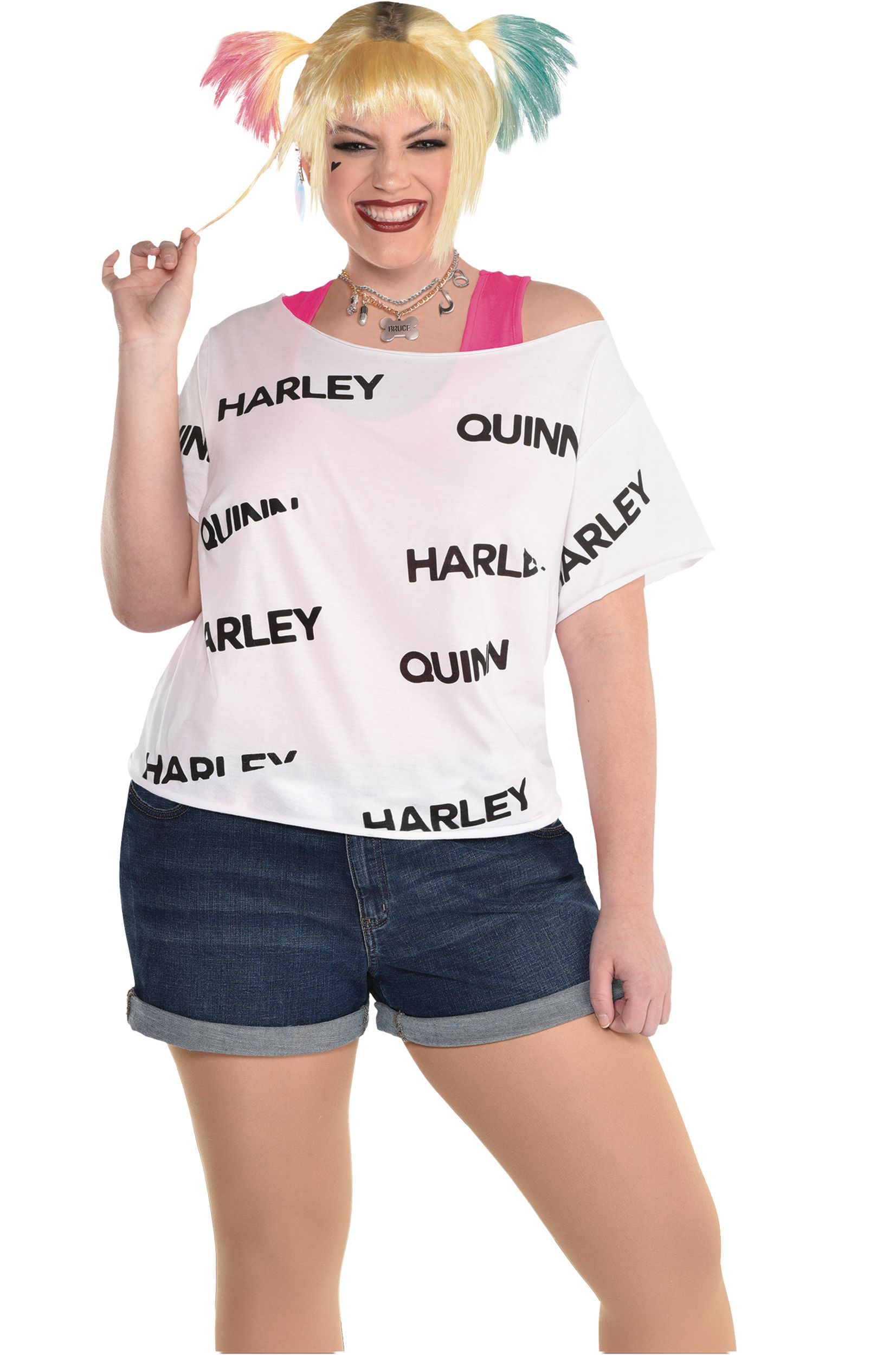 Birds of Prey Movie Harley Quinn Graphic Party T-Shirt, Adult