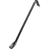Rusty Crowbar Weapon, Black, 18-in, Wearable Costume Prop for Halloween Front_Angled_Left