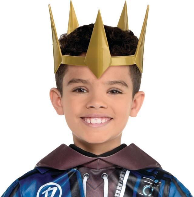 Couronne d'or métallique Hyper Scape pour enfant Front_Flat