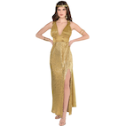 Adult 1980s Harem Parachute Metallic Pants, Gold, Assorted Sizes, Wearable  Costume Accessory for Halloween