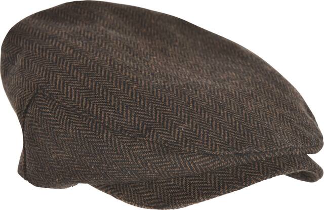 1920s Newsboy Cap Hat, Brown, One Size, Wearable Costume Accessory for