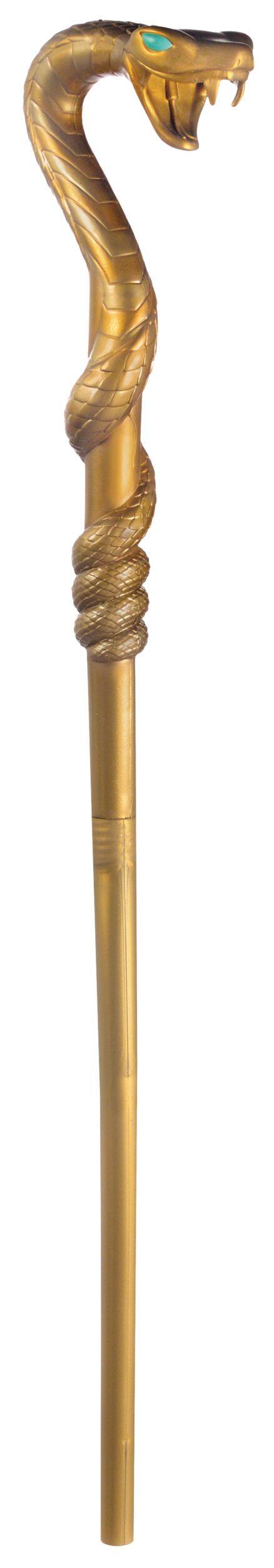 Cobra Staff PropGold, 42-in, Wearable Costume Prop for Halloween Side_Right