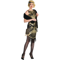 Fur Wrap Stole Wrap Shawl, Black, One Size, Wearable Costume Accessory for Halloween Front_Angled_Right