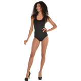 Combinaison débardeur pour adulte, noir, choix de tailles, accessoire de costume à porter pour l'Halloween Front_Angled_Left