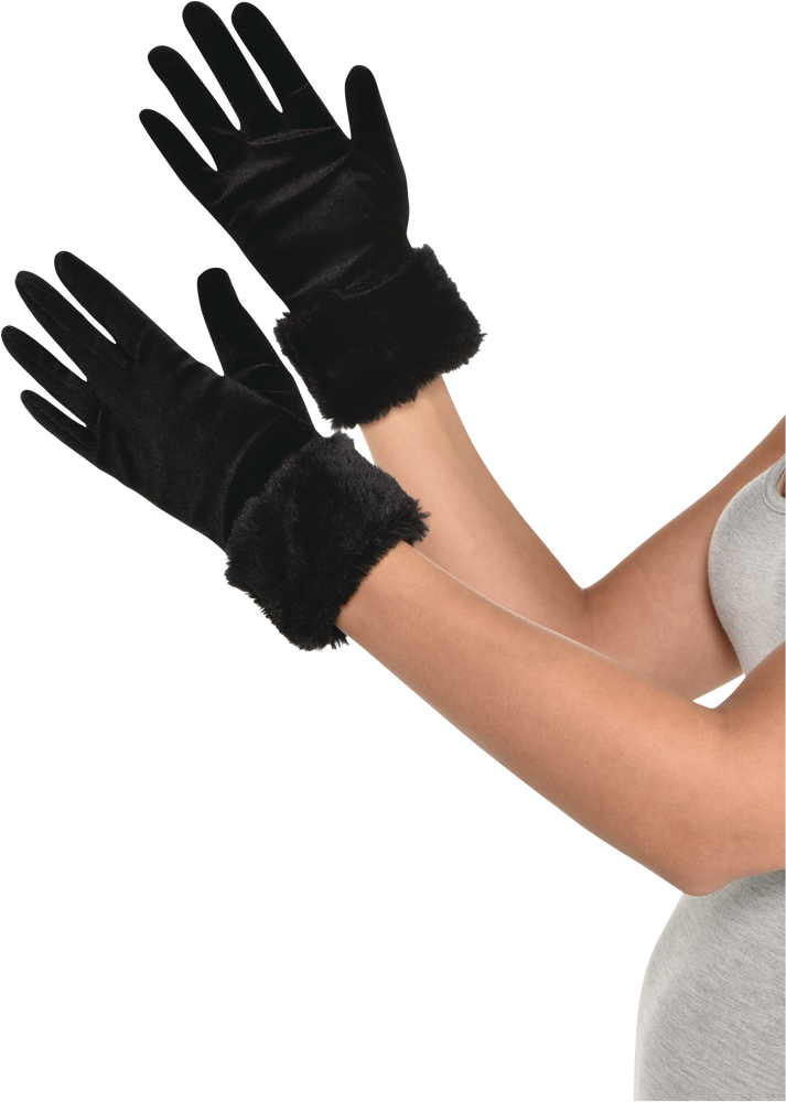 Gloves fur clearance trim