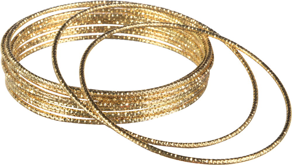 Greek Gods Goddesses Bangle Bracelets Gold One Size 10 pk Wearable Costume Accessories for Halloween