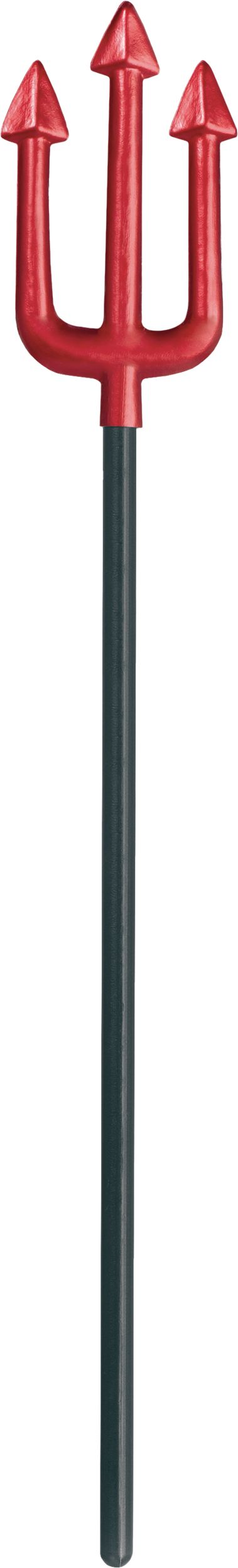 Fourche de diable en fusion, rouge, 23-1/2 po, accessoire de costume à porter pour l'Halloween Front_Flat