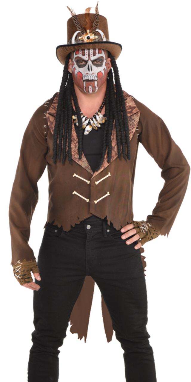 Adult Witch Doctor Jacket Party City