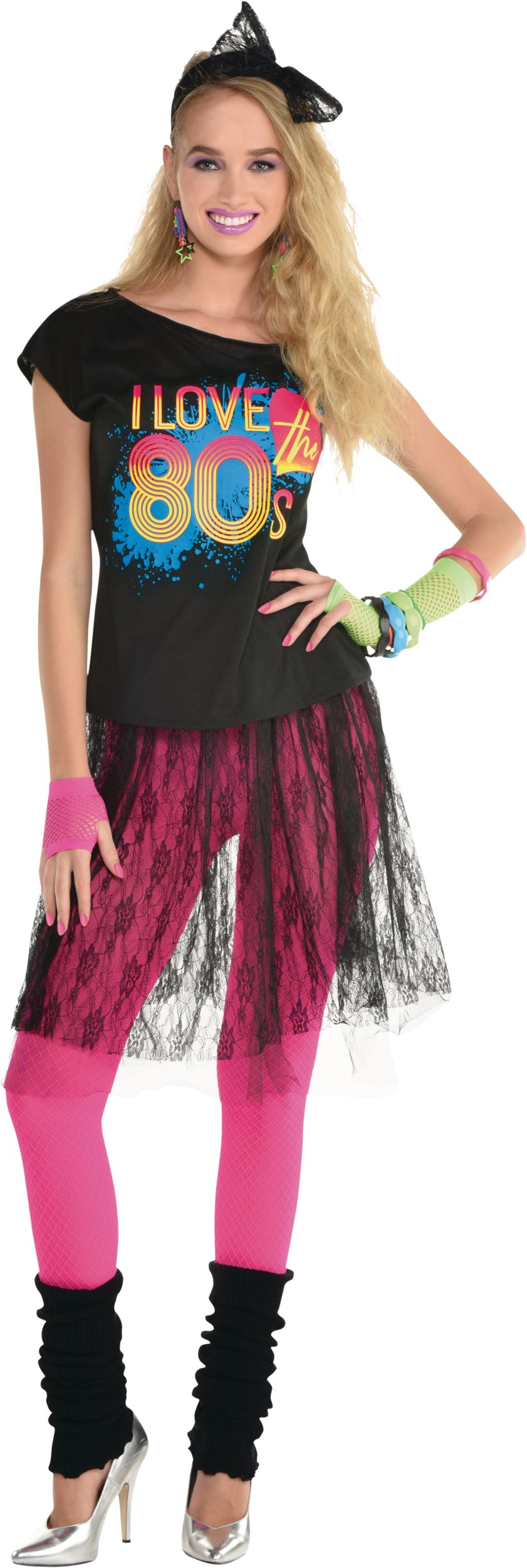 "I Love the 80s" T-Shirt Part Deux, Adult, One Size Front_Flat