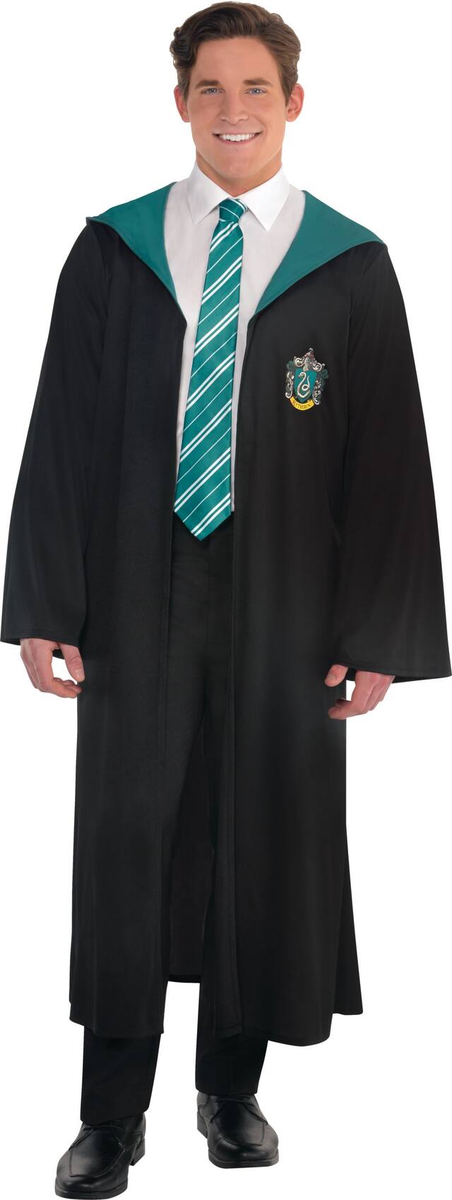 Harry Potter Slytherin Robe Adult Costume Front_Flat