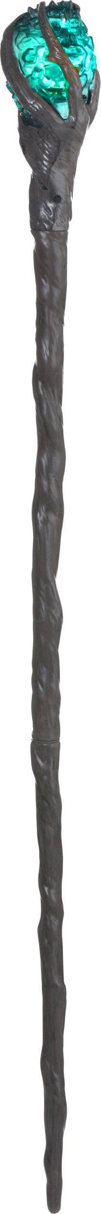Disney Descendants Maleficent Light-Up Staff, Black/Green, 45.5-in, Wearable Costume Accessory for Halloween Front_Flat