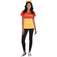Accessoires de costume de Winnie l'ourson pour adultes, femmes Front_Flat