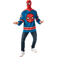 Costume d’Halloween, chandail de hockey Spiderman, adultes, taille universelle Front_Flat