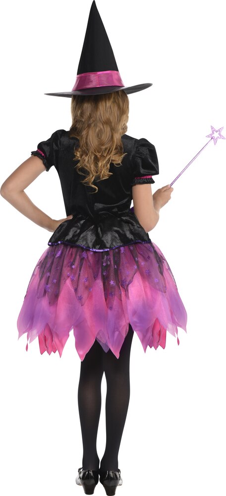 Kids Girl's Sparkle Witch Costume main image 1
