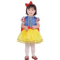 Costume Disney Blanche-Neige, bébés, robe de princesse bleu/jaune avec bandeau, tailles variées