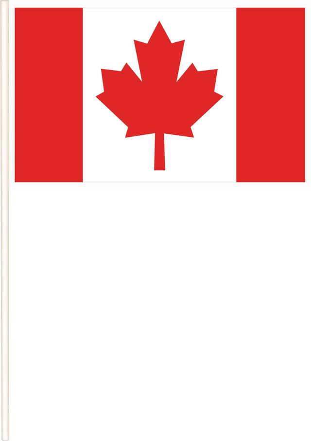 Canadian Flags, 12-ct Front_Flat