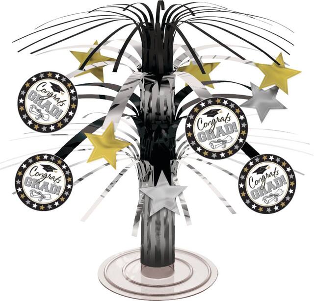 Centre de table remise des diplômes cascade Front_Flat