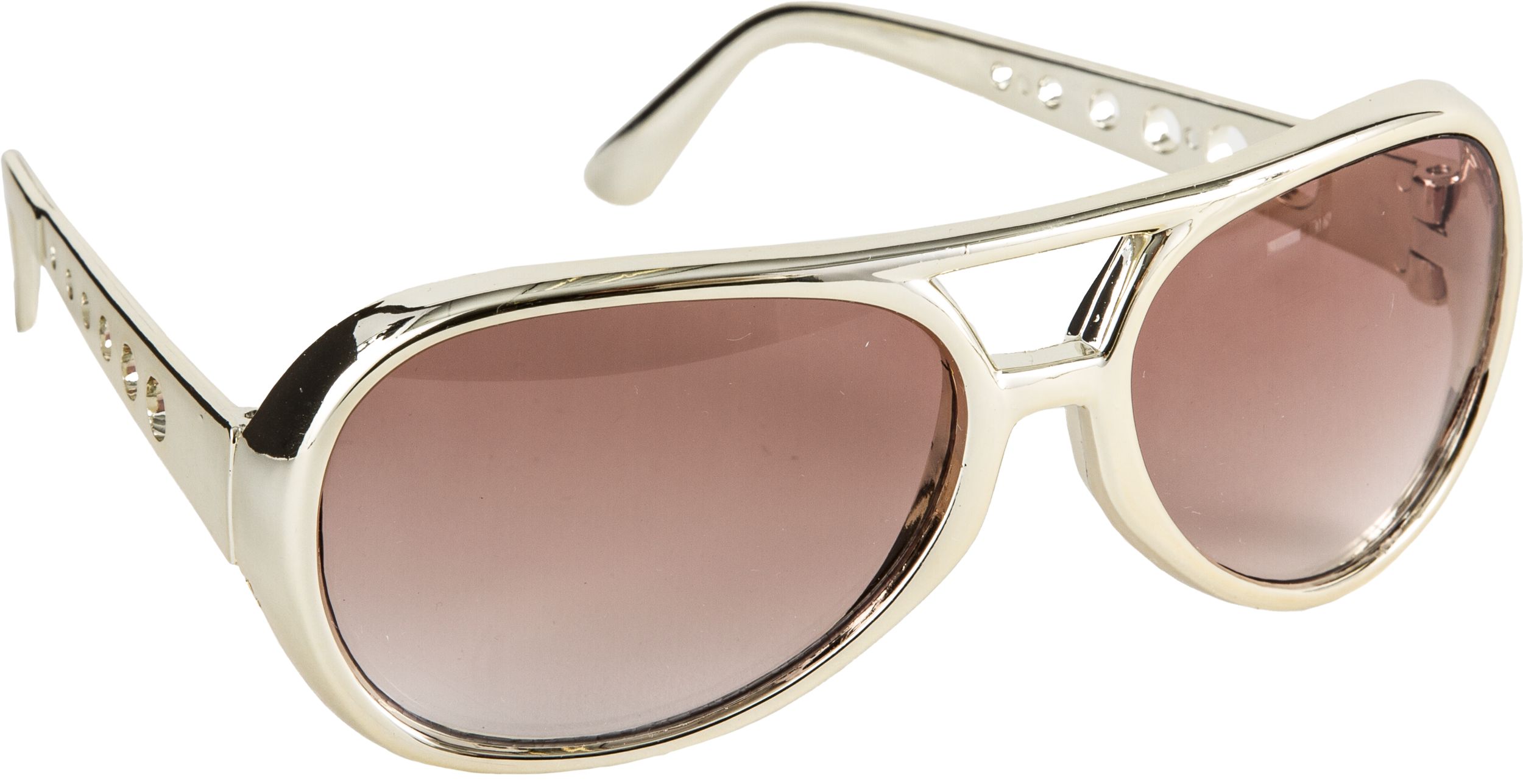 Rock & Roller Gold Sunglasses Front_Angled_Right