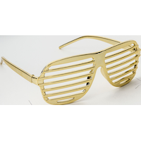 Gold Shutter Glasses Front_Angled_Right