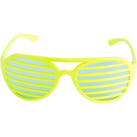 Neon Green Shutter Glasses Front_Elevated