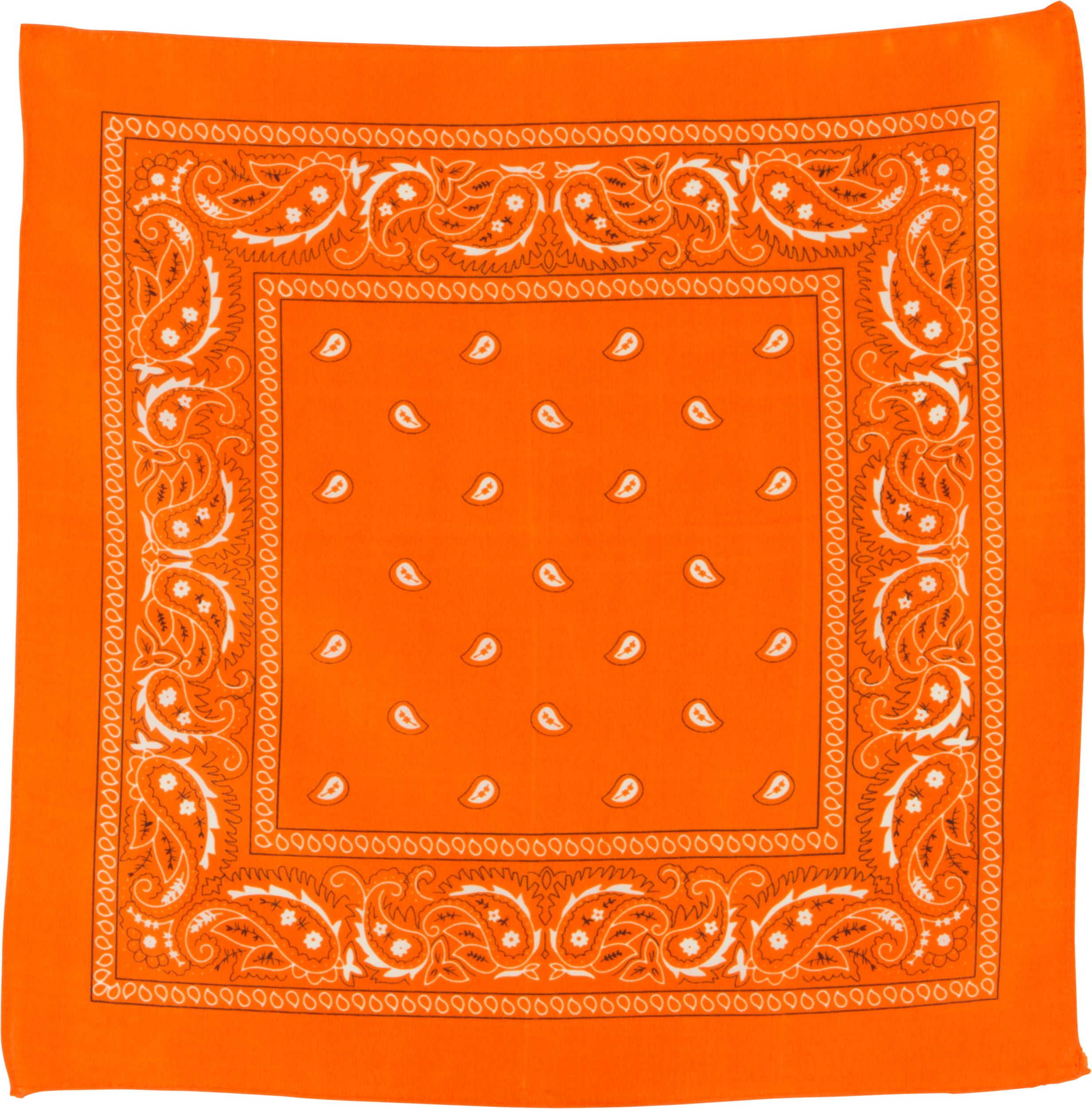 ADULT ORANGE BANDANA