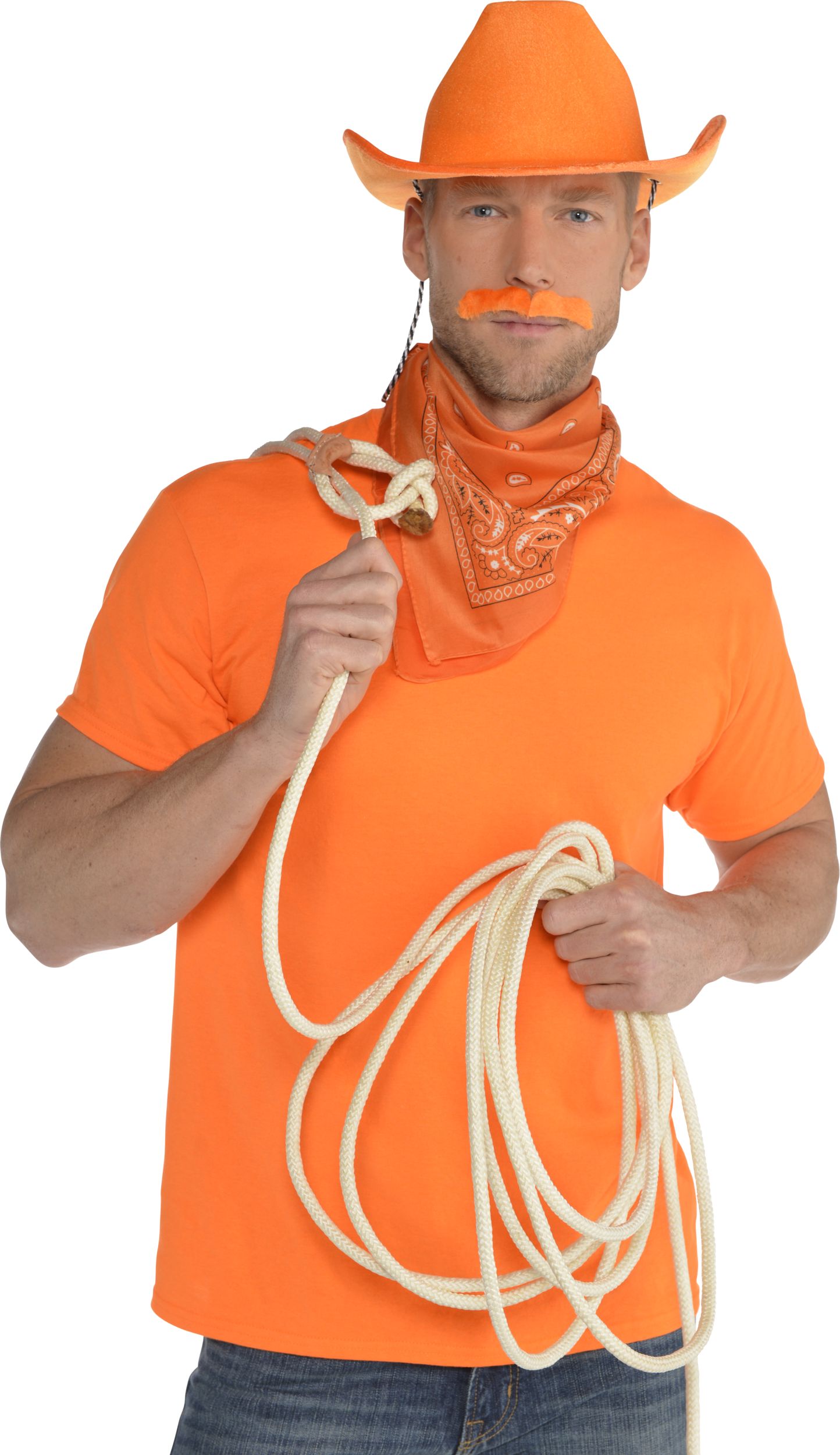 ADULT ORANGE BANDANA