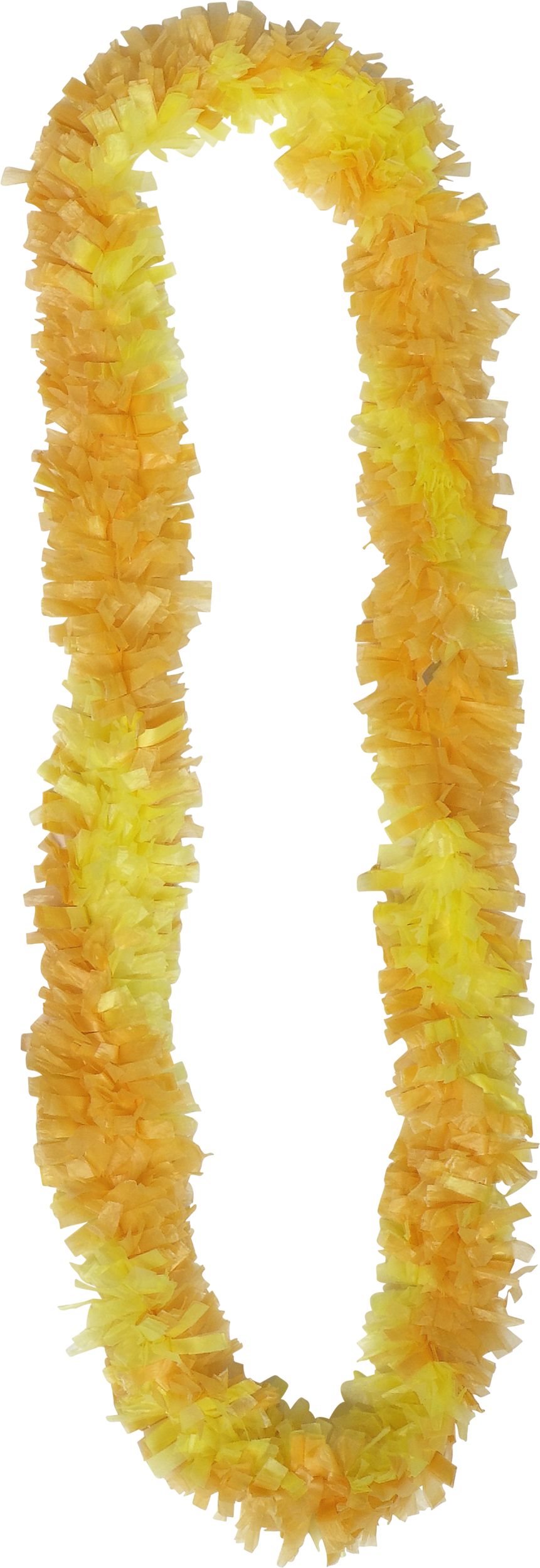 Colliers de fleurs à franges à porter 2 tons, multicolore, taille unique, paq. 6, pour festivités tropicales Overhead_Flat