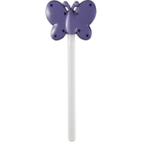 Butterfly Light-Up Glow Wand, Purple, for Halloween Front_Flat