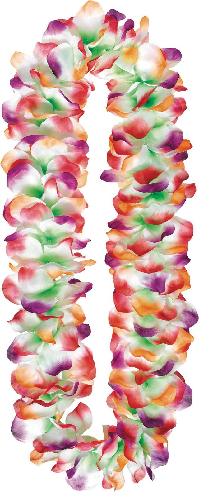 Floral Lei Wearable Purple/Red/Orange One Size for Summer Party Floral Lei Wearable Purple/Red/Orange One Size for Summer Party