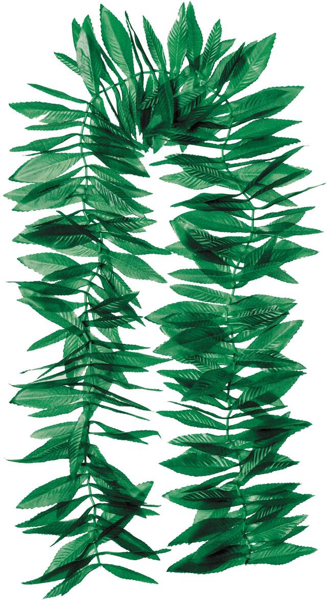 Green Leaf Maile Lei Front_Flat