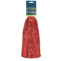Pom-Poms, Assorted Colours, 15-in, Favour Prop, for Sports Front_Flat