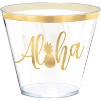 Gobelet en plastique You Had Me at Aloha, paq. 30 Front_Elevated