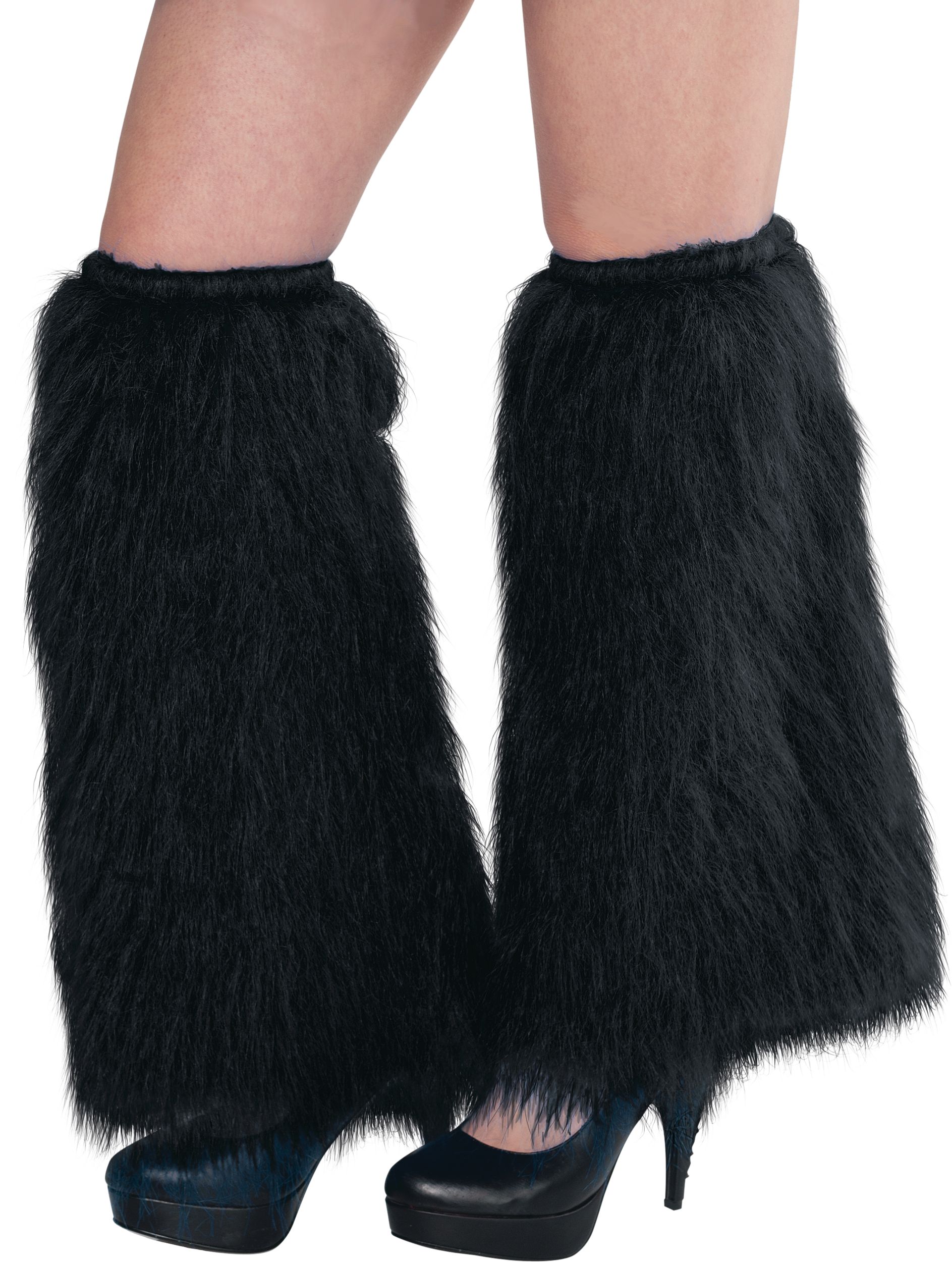 OSPNIEEK Fur Leg Warmers, Furry Leg Warmers for Womens