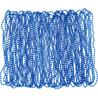 Beaded Necklace Jewelry, Assorted Colours, 30-in, 50-pk, Wearable Costume Accessories for Halloween