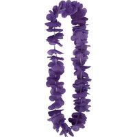 Colliers de fleurs estivales arc-en-ciel Paquet de 6 Front_Flat