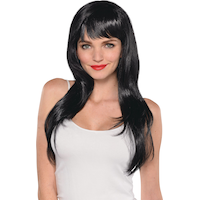 Glamorous Long Wig Front_Flat