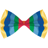 Noeud papillon, choix de couleurs, taille unique, accessoire de costume à porter pour l'Halloween Front_Flat