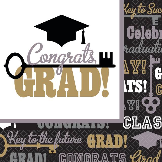 Serviettes de table La clé du succès, paq. 125 Front_Flat