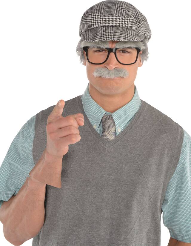 Accessoires de costume de grand-père Front_Flat