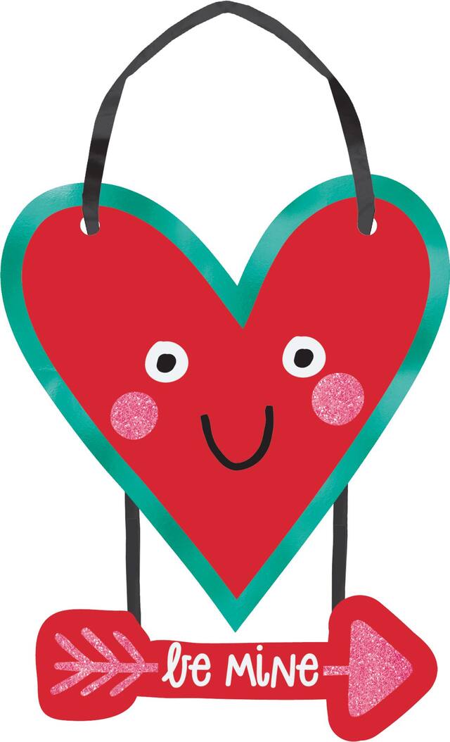 Affiche empilée en coeur, Be Mine Front_Flat