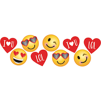 Heart & Smiley Confetti Front_Flat