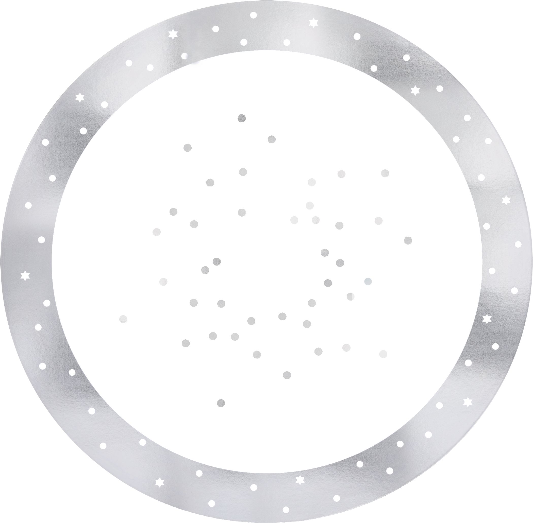 Happy Passover Premium Plastic Dessert Plates, Blue/White, 20-pc Overhead_Flat