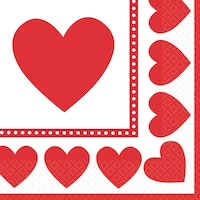 Serviettes pour boissons Sweet Love, paq. 16 Front_Flat