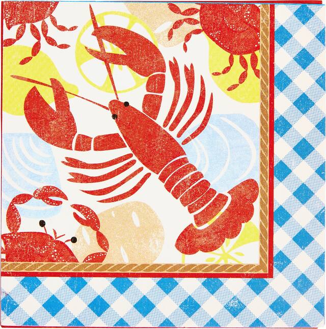 Serviettes à boisson Festival des fruits de mer, paq. 16 Front_Flat