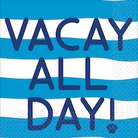 Vacay All Day Beverage Napkins, 16-pk Front_Flat