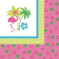Fun Flamingo Napkins, 16-pk Front_Flat