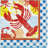 Serviettes de table Festival fruits de mer, paq. 16 Front_Flat
